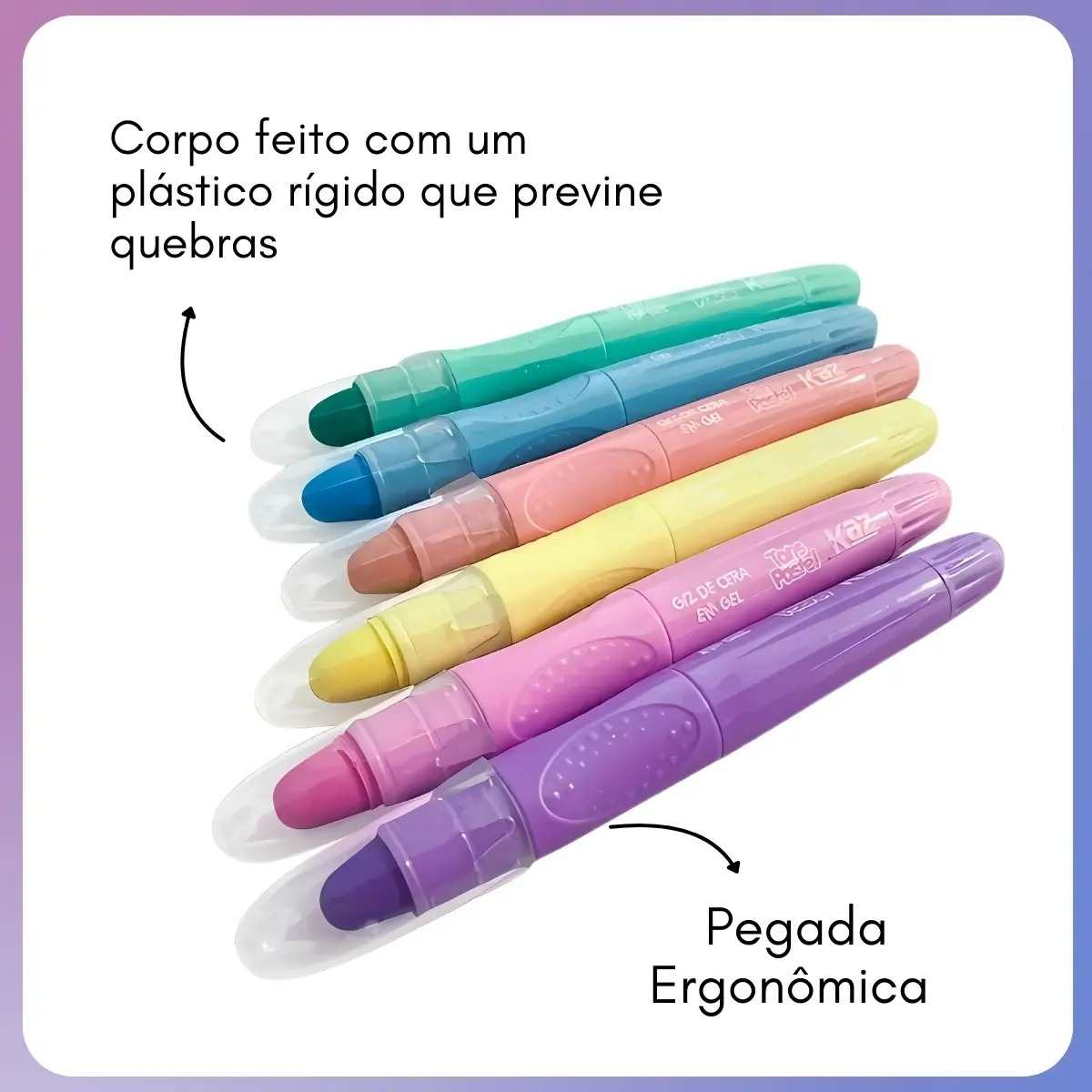 GIZ CERA 6CORES RETRATIL TONS PASTEL KZ
